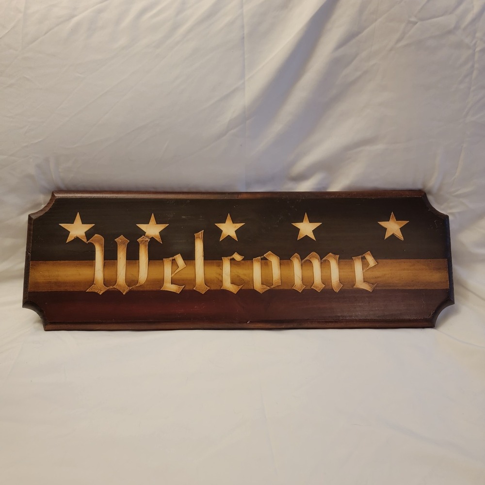 PATRIOTIC WELCOME SIGN